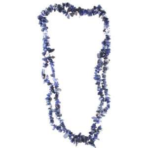  Sodalite 36 Inch Long Necklace Pendant Amulet Metaphysical 