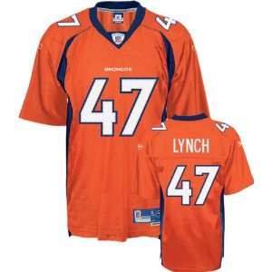 John Lynch Orange Reebok NFL Premier Denver Broncos Jersey 