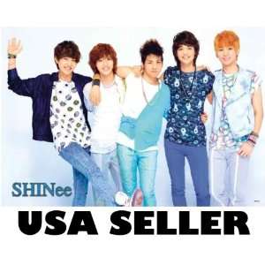 Shinee bluish outfits POSTER 34 x 23.5 Korean boy band fresh faced 