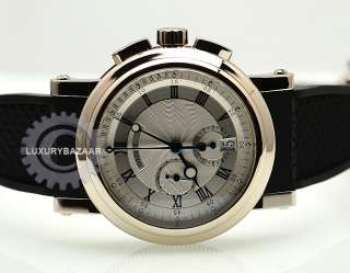 Breguet Marine Automatic Chronograph in 18K White Gold   Ref. # 5827BB 
