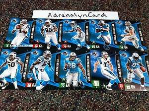 Carolina Panthers NFL Adrenalyn XL Complete Team Set (Special   Extra 