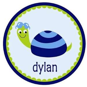 Turtle Dude Personalized Melamine Plate 