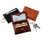 Royce Leather 617 BLACK 5 Wallet With Removable Key Ring   Black