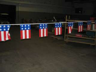   AND STREAMERS US FLAGS,CHECKER FLAGS,RED WHITE BLUE STREAMERS  