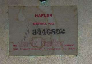 hafler model 100 preamp preamplifier  