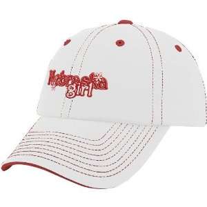 Top of the World Nebraska Cornhuskers White Girly Hat  