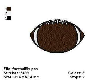 FOOTBALL V. 1 (4x4)   LD MACHINE EMBROIDERY DESIGNS  