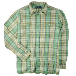 Polo Ralph Lauren Mens Emmons Plaid Twill Workshirt by Polo Ralph 
