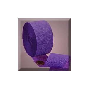    2ea   1 3/4 X 72 1/2 Purple Crepe Paper Streamer