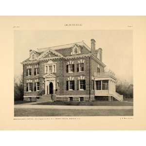 1903 Print Hastings New York Orphan Asylum Architecture Graham Windham 
