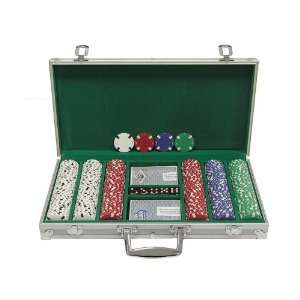  300 Chip Texas Holdem Set W/ Aluminum Case Toys & Games