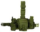   Combat MOLLE Drop Leg Gadget Flashlight Radio Combo Pouch OD Green