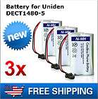 New Replacement Battery For Uniden DECT1480 5   3 Pack