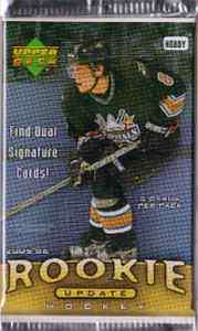 05 06 UD ROOKIE UPDATE NHL DUAL AUTO HOBBY HOT PACK  