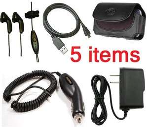   ATT Pantech Link 2 Car+Home Charger+Headset+Case+USB Cable+Clip  