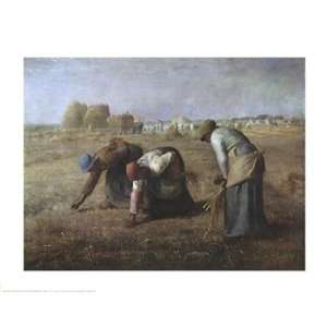   Gleaners 1857   Poster by Jean Francois Millet (28x22)