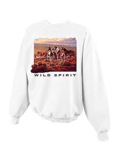Wild Spirit Paint Horse Horses Crewneck Sweatshirt S 5x  
