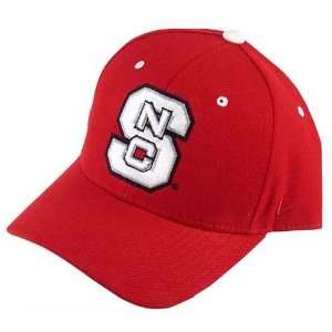  Zephyr North Carolina State Wolfpack Fitted Red DH Hat W/NCS Logo 
