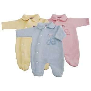  BabyBow Baby Bow Snap Button Footie   Pink Baby