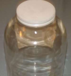 Vintage Gallon Speas Vinegar Glass Jar w/ Metal Lid & Original Label 