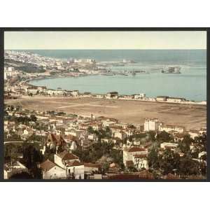 Photochrom Reprint of General view from Mustapha, II, Algiers, Algeria