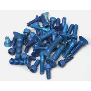  4178 FT Screw Kit Blue Aluminum RC12L3/L3 Oval Toys 