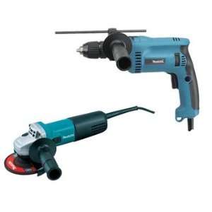  HP1621X5 R 5/8 in Hammer Drill with LED Light and 4 1/2 in Grinder Kit