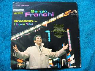 Sergio Franchi   BroadwayI Love You (1963)*LP*RECORD  