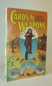 Cards as Weapons ~ RICKY JAY 1988 Paperback 9780446387569  