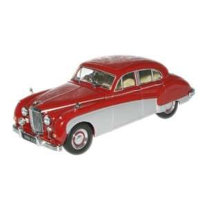 Jaguar MK 8 Claret/Mist Gray   1/43rd Scale Oxford Diecast  Toys 