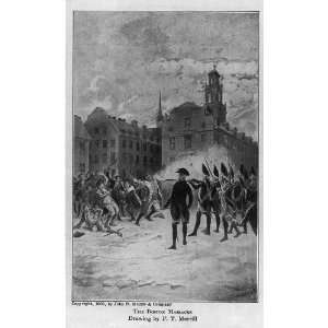  Boston Massacre,Massachusetts,MA,c1906,Boston Riot