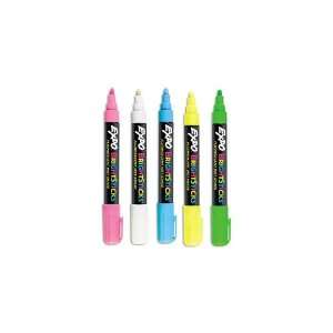Cal Mil 5 Color Dry Erase Pen Set for Write On Boards  