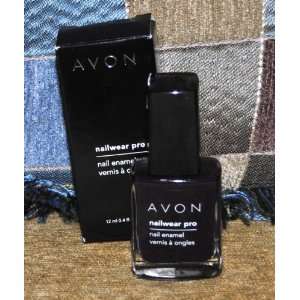  Avon Nailwear Pro Nail Enamel Polish Midnight Plum Beauty