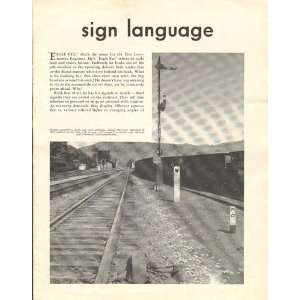  Erie Railroad Sign Language Erie Railroad Books