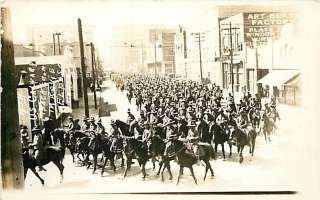 Texas, TX, El Paso, 7th US Calvary back from Mexico in Review 1917 