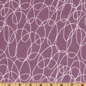  54 Wide Waverly Scribble Plum Fabric By The Yard Arts 