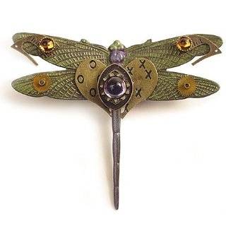   Messenger of Love Brass Bird Pin/Brooch Mullanium Jewelry Jewelry
