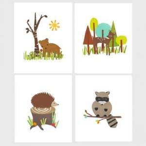  Children Inspire Design Forest Friends Print Collection 