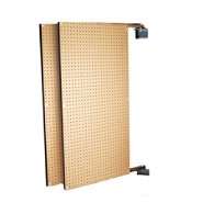   48 In. H x 1 1/2 In. D Wall Mount Double Sided Swing Panel Pegboard