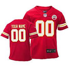 Boys Nike Kansas City Chiefs Customized Game Team Color Jersey (4 7 