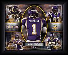 MVP Pics Minnesota Vikings Personalized Action Collage   