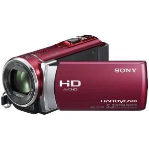  Sony Hdr Cx210 High Definition Camcorder   Red Camera 