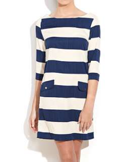 Navy (Blue) Innocence Thick Striped Tunic  248001041  New Look