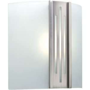  Lite Source Inc. Aurora Wall Sconce Lamp in Polished Steel 