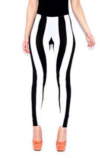  Clothing  Leggings  Meg Monochrome Wide Stripe 