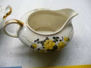 Sugar bowl & Creamer from The French Saxon China Co old  