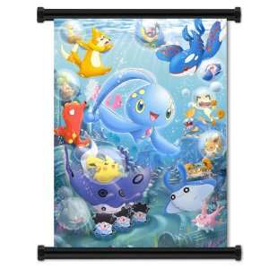  Pokemon Anime Fabric Wall Scroll Poster (16x22) Inches 