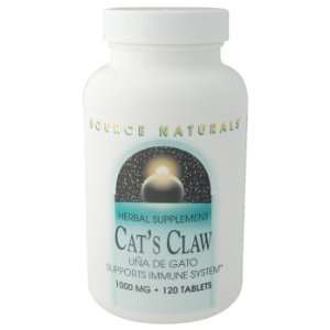  Source Naturals   Cats Claw, 1000 mg, 120 tablets Health 