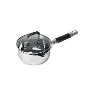  Quart Cook and Drain Stainless Steel Saucepan