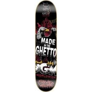 DGK Stevie Williams After Dark Skateboard Deck   8.06 x 32  